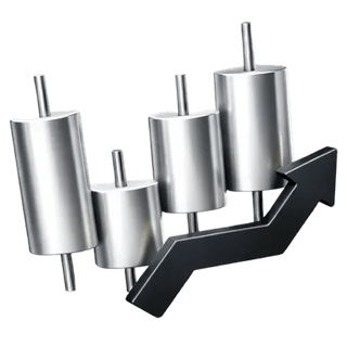 3D icon of a candlestick trading chart on the Zephyr Rendix about page